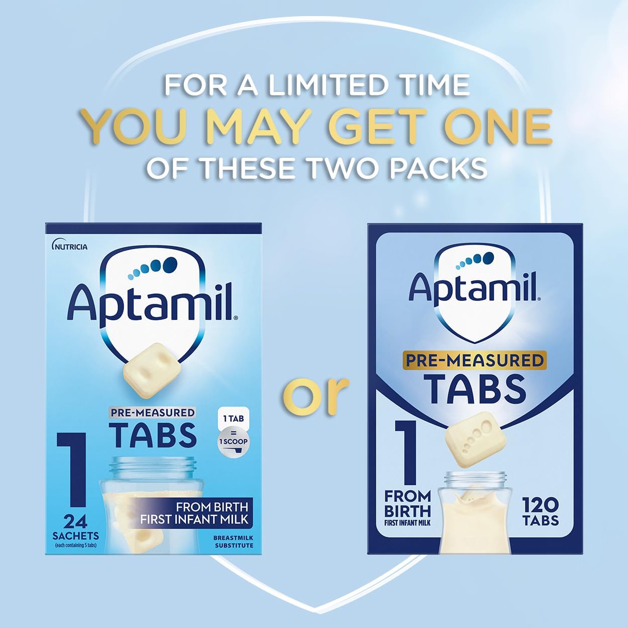 Aptamil 1 From Birth Infant Milk Tabs (480 Tabs)