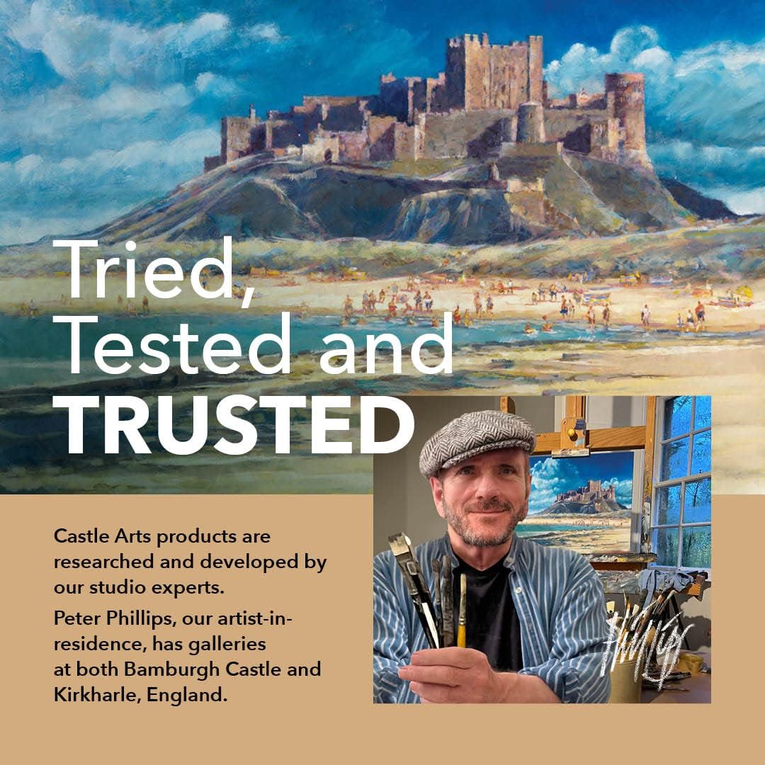 Castle Arts Portraits Watercolour Pencil Set – 24 Piece Tin