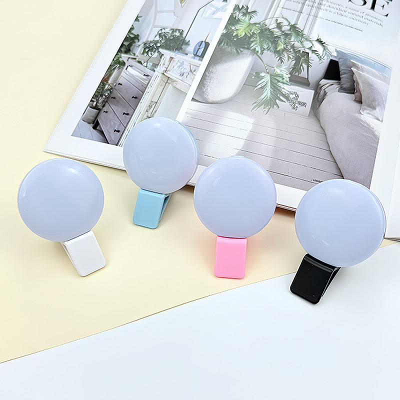 Clip-On Selfie Ring Light – USB Rechargeable | 3 Brightness Levels