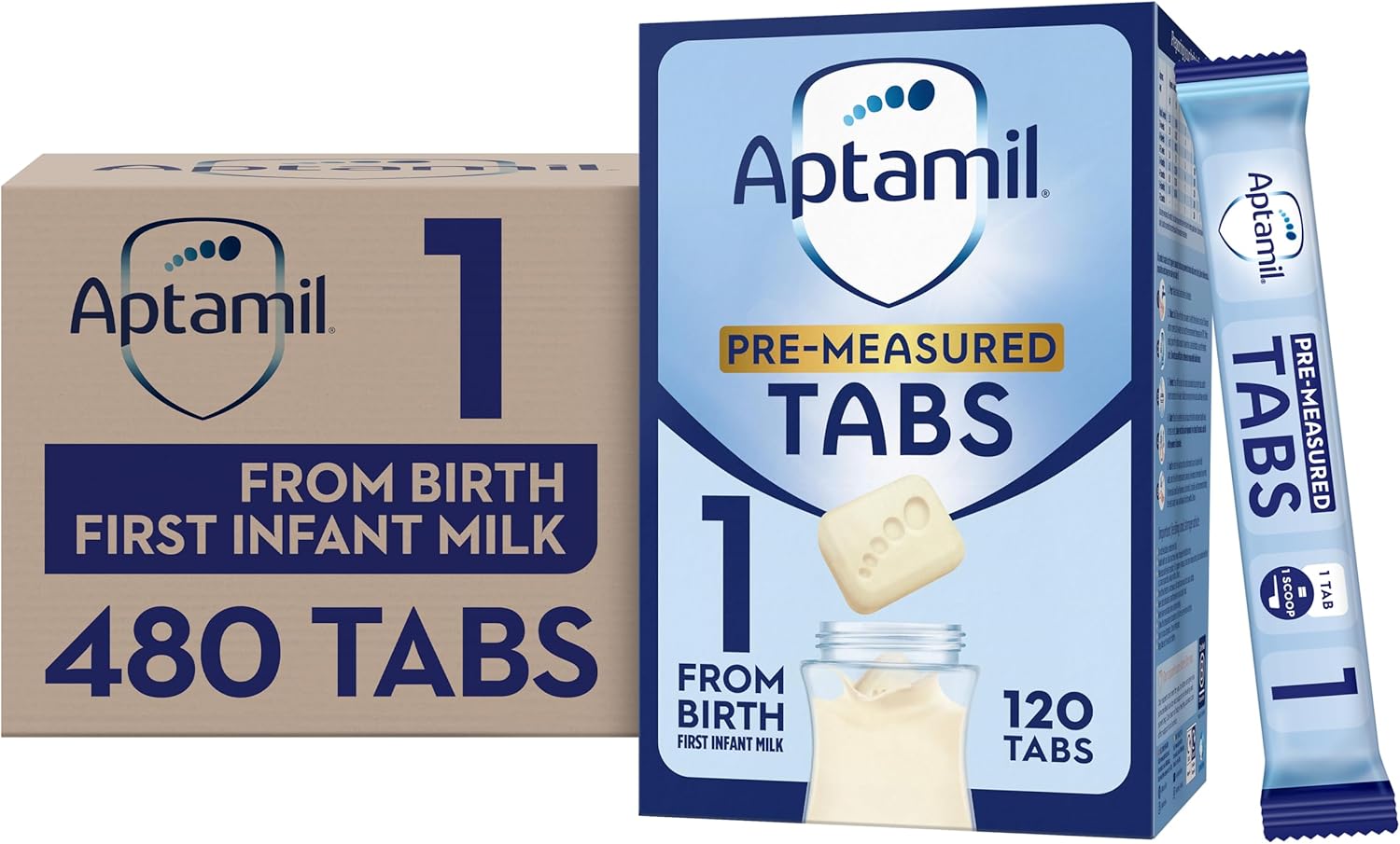 Aptamil 1 From Birth Infant Milk Tabs (480 Tabs)