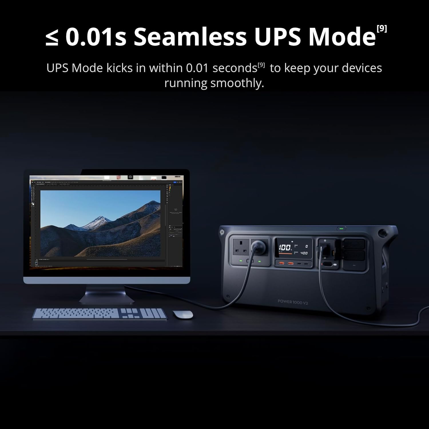 DJI Power 1000 V2 (1024Wh) Portable Power Station – 2600W LFP