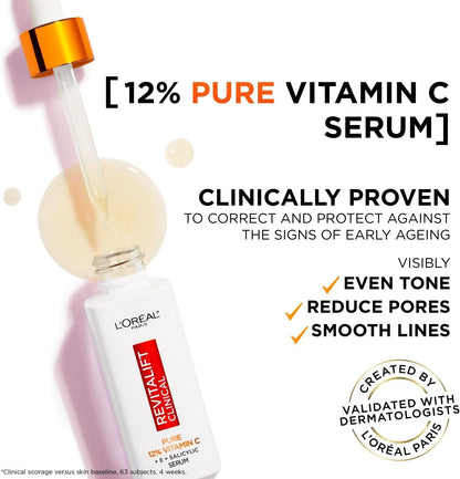 L’Oréal Paris Dermatologist Favourites – Day & Night Routine (3 Products)