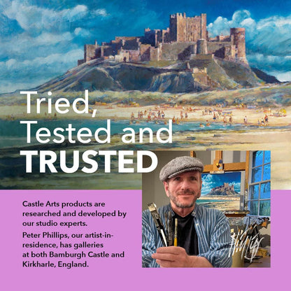 Castle Arts 60 Piece Drawing & Sketching Set in Zip Up Case