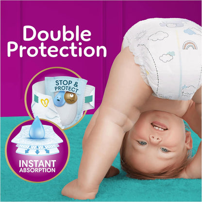 Pampers Premium Protection Size 5 Nappies – 32 to 128 Nappy Packs (11–16kg)