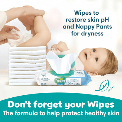 Pampers Baby-Dry Nappy Pants Size 8 – 117 Pack (Monthly Box)