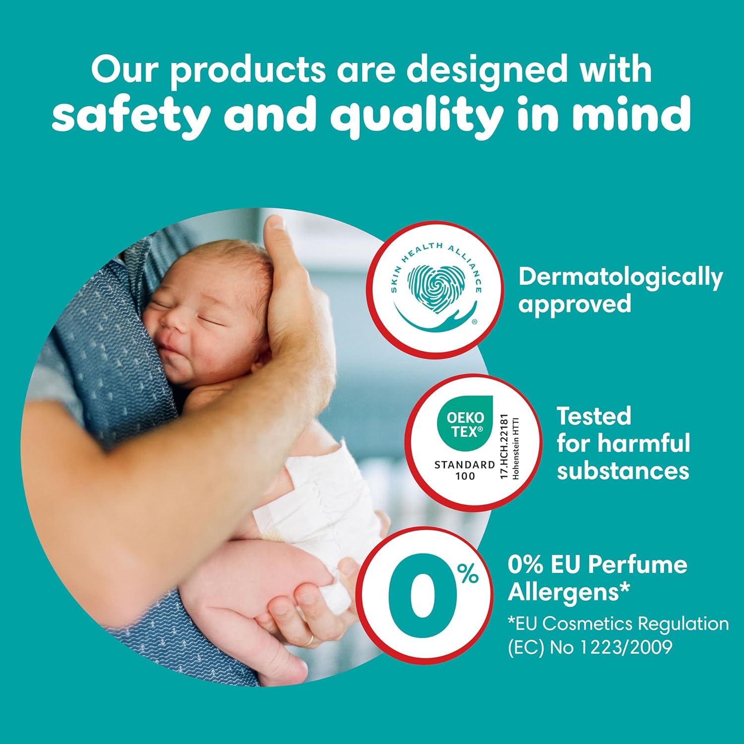 Pampers Baby-Dry Nappy Pants Size 8 – 117 Pack (Monthly Box)