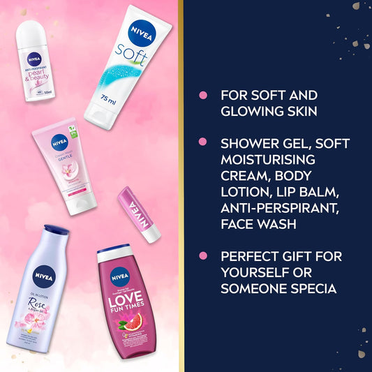 NIVEA Pamper Me With Care Gift Set (6 Products)