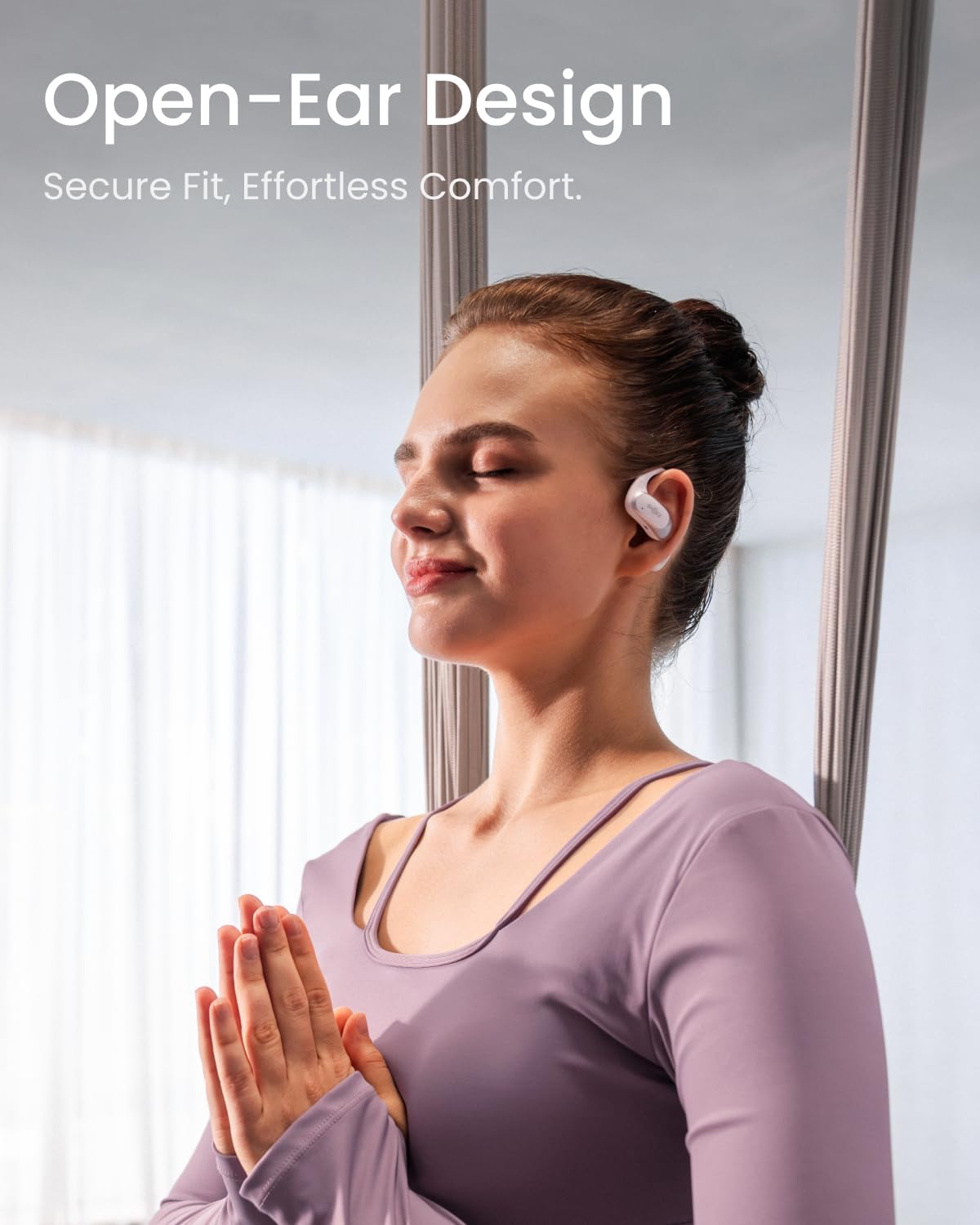 Shokz OpenFit Air Open-Ear Wireless Earbuds – White
