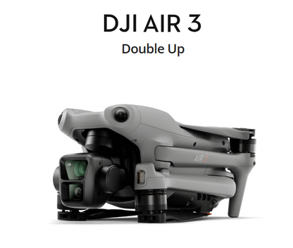 DJI Air 3 Drone with RC-N2 – Dual-Camera 4K HDR, 46-Min Flight, UK Stock