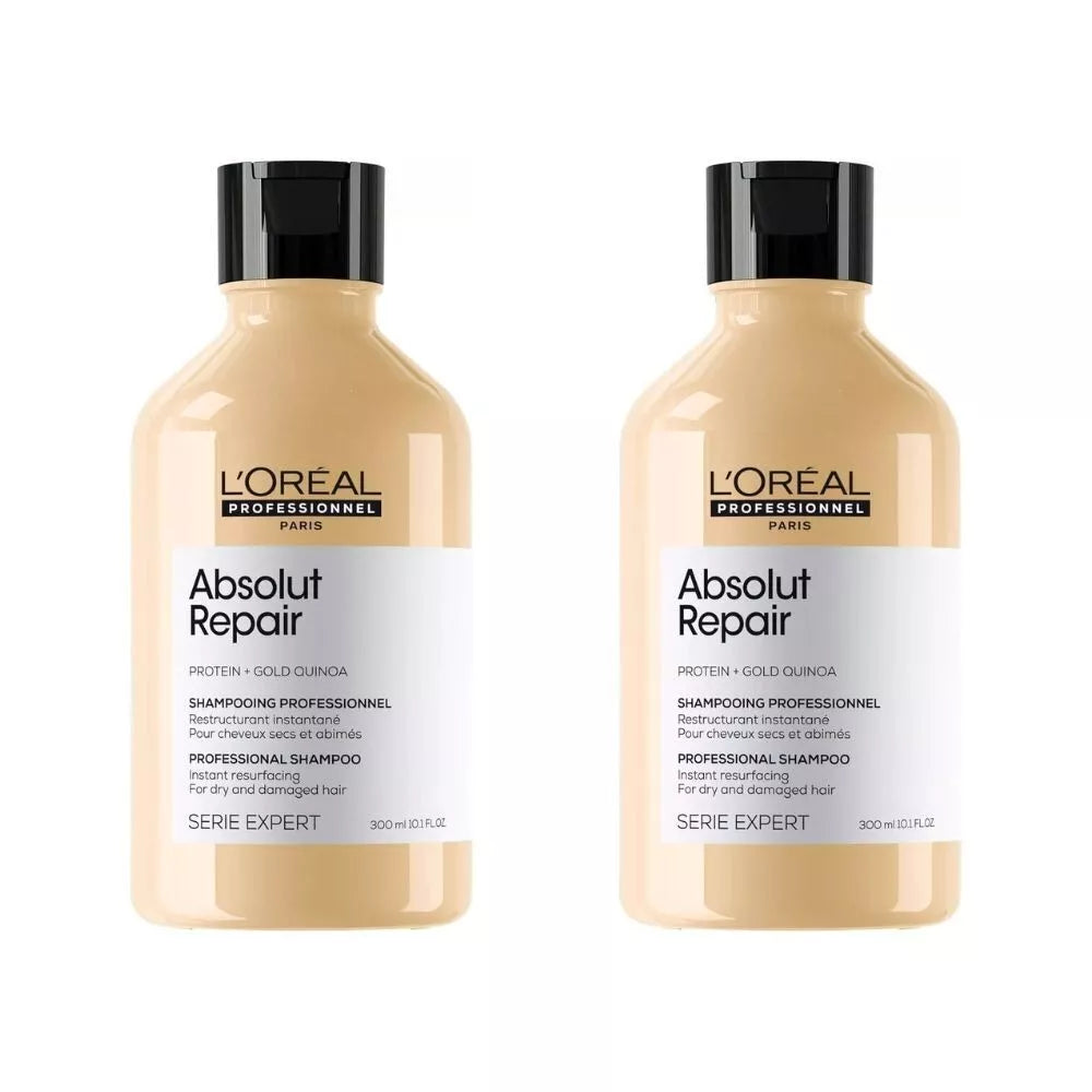 L’Oréal Professionnel Absolut Repair Shampoo 300ml x 2  TWIN PACK | Professional Hair Care