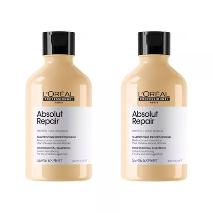 L’Oréal Professionnel Absolut Repair Shampoo 300ml x 2  TWIN PACK | Professional Hair Care